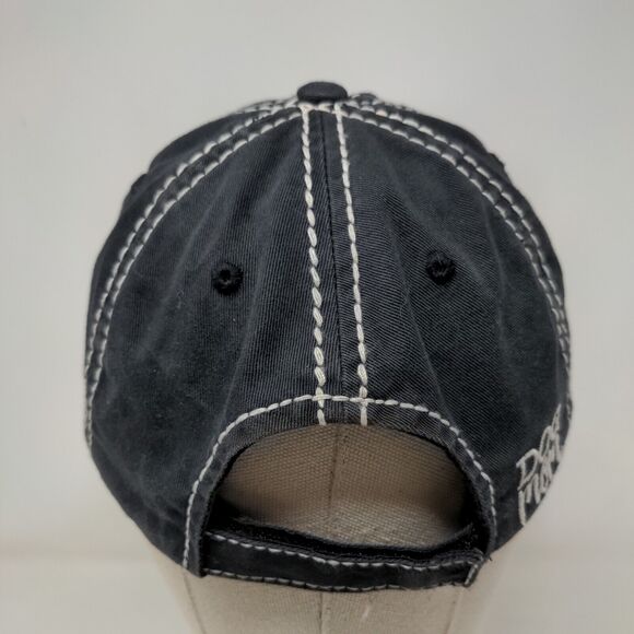 Dog Mom Strapback Hat Blue One Size Embroidered Distressed 6 Panel - Picture 5 of 6